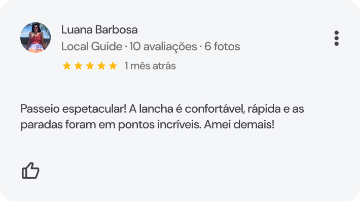 Avaliação Google 1