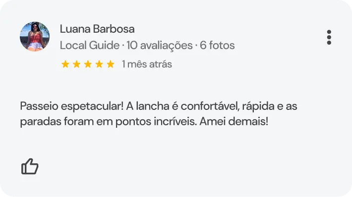 Avaliação Google 1
