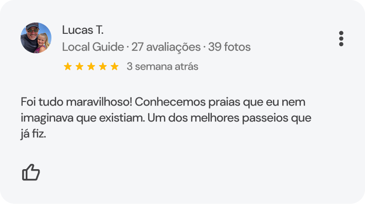 Avaliação Google 3