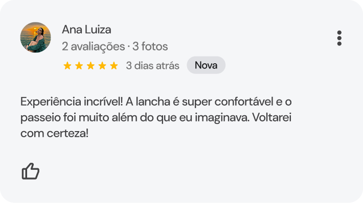 Avaliação Google 8