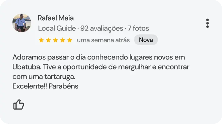 Avaliação Google 9